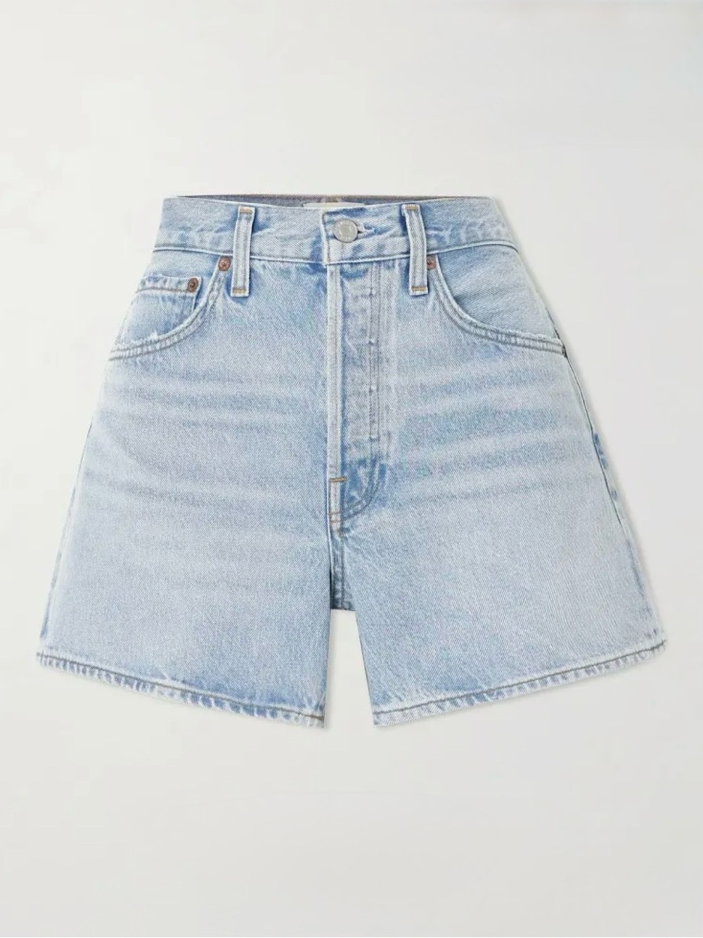AGOLDE Long Parker Denim Shorts NWT - Picture 6 of 6